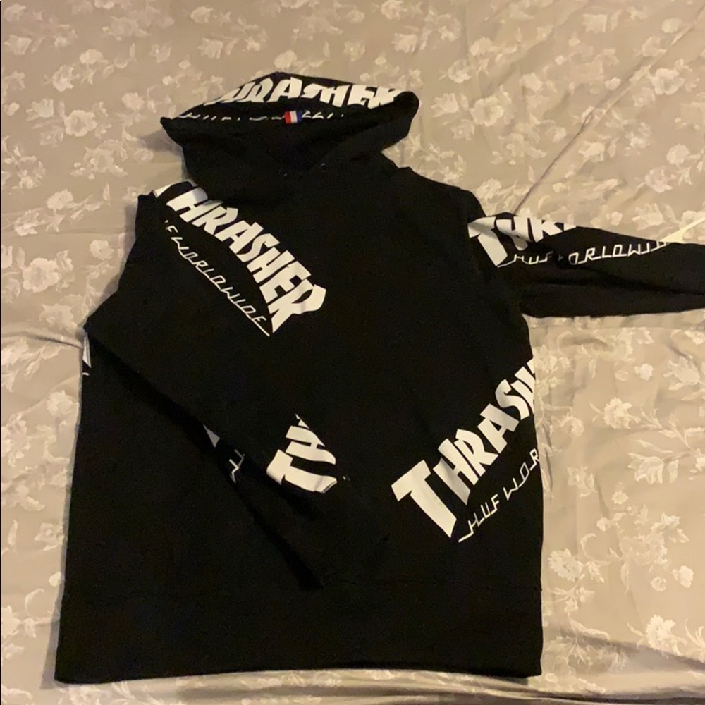 Thrasher x huf hoodie